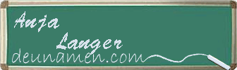Anja Langer Visitenkarte